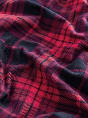 Navy/Red Check Motionflex Cosy Pyjamas Set - Image 11 of 11
