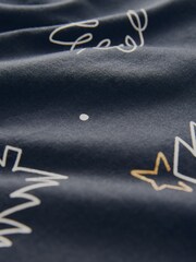 Black/White 100% Cotton Matching Family Mens Christmas Tree Pyjamas - Image 11 of 11