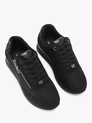 KG Kurt Geiger Black Lina Embellished Trainers - Image 2 of 4