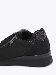 KG Kurt Geiger Black Lina Embellished Trainers - Image 3 of 4