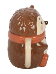 Something Different Brown Hazel Hedgehog Lidded Mug - Image 4 of 6