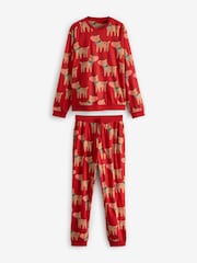 Red Matching Family Mens Christmas Reindeer Pyjamas - Image 6 of 10