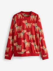 Red Matching Family Mens Christmas Reindeer Pyjamas - Image 7 of 10