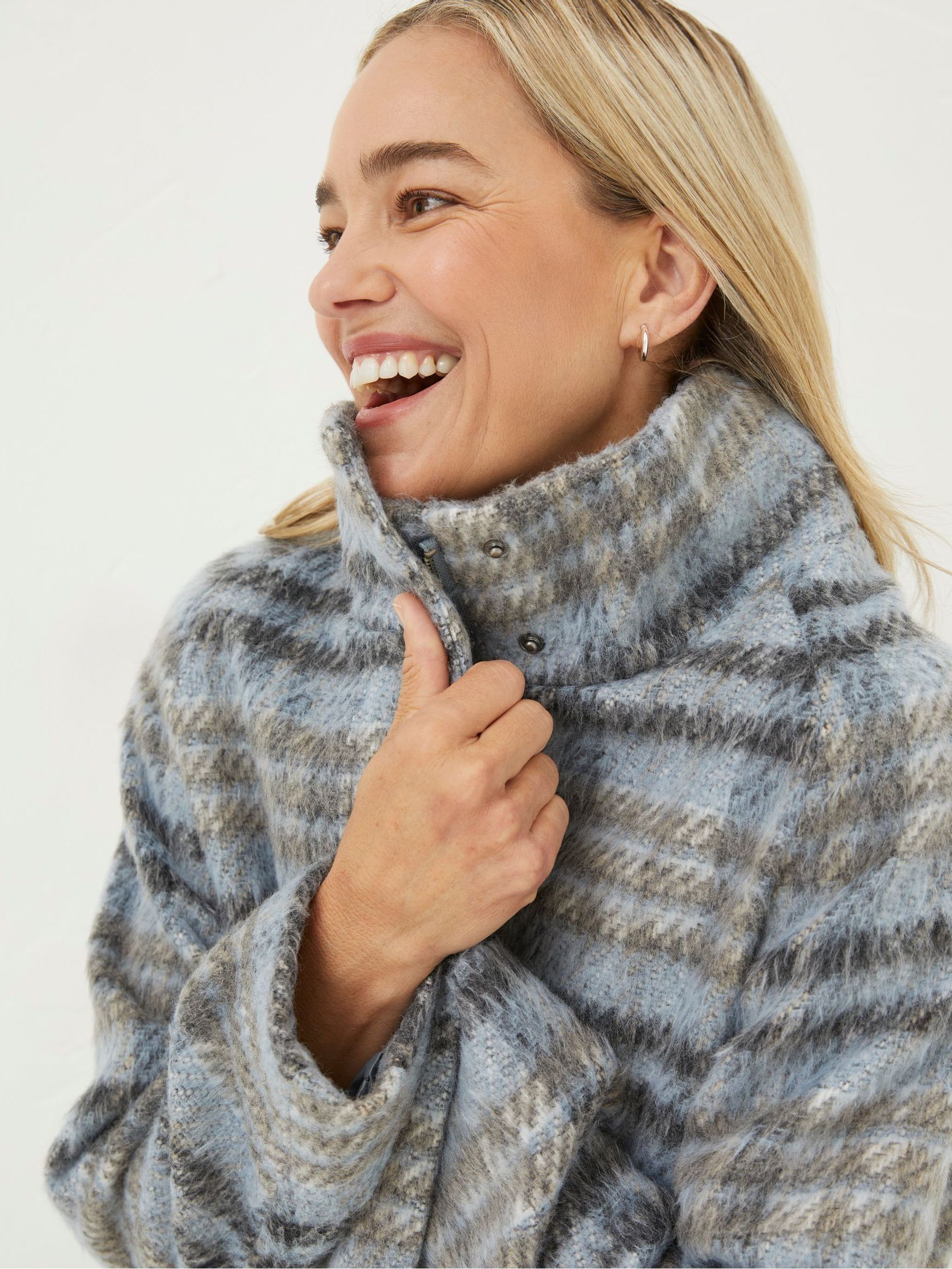 Fat face wool coat store