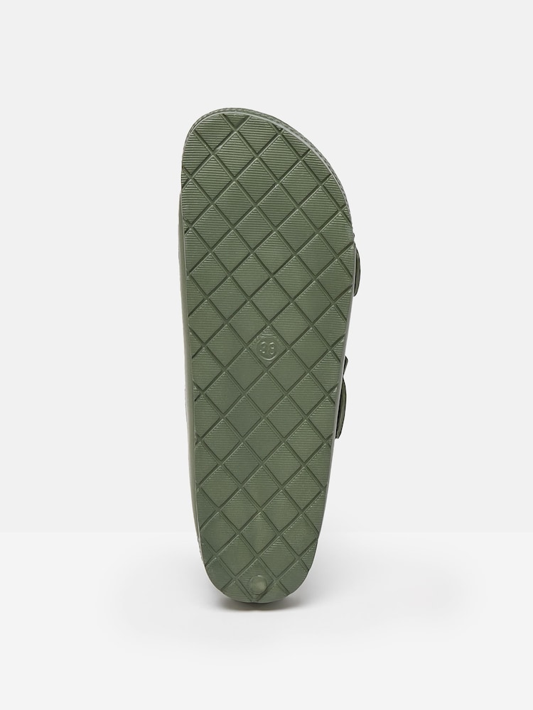 Joules Sunseeker Khaki Green EVA Sliders - Image 5 of 5