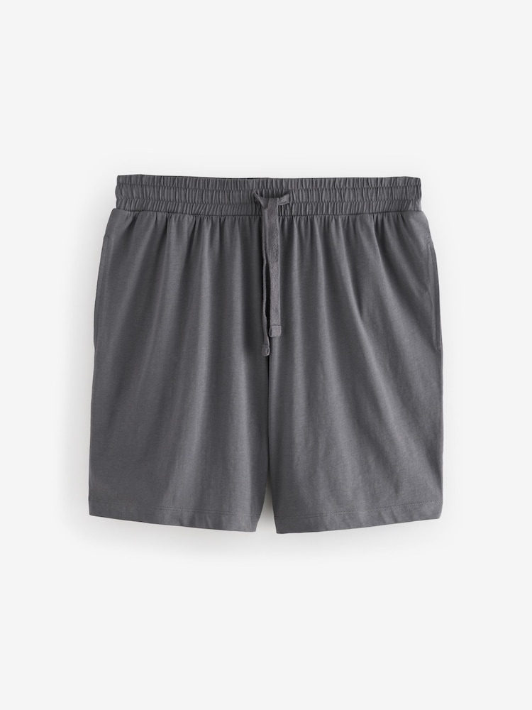 Green/Stone/Blue Jersey Pyjamas Shorts Set 3 Pack - Image 10 of 12