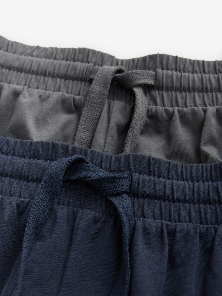 Gris/vert sauge - Ensemble de pyjamas courts en jersey 2 Lot - Image 6 of 11
