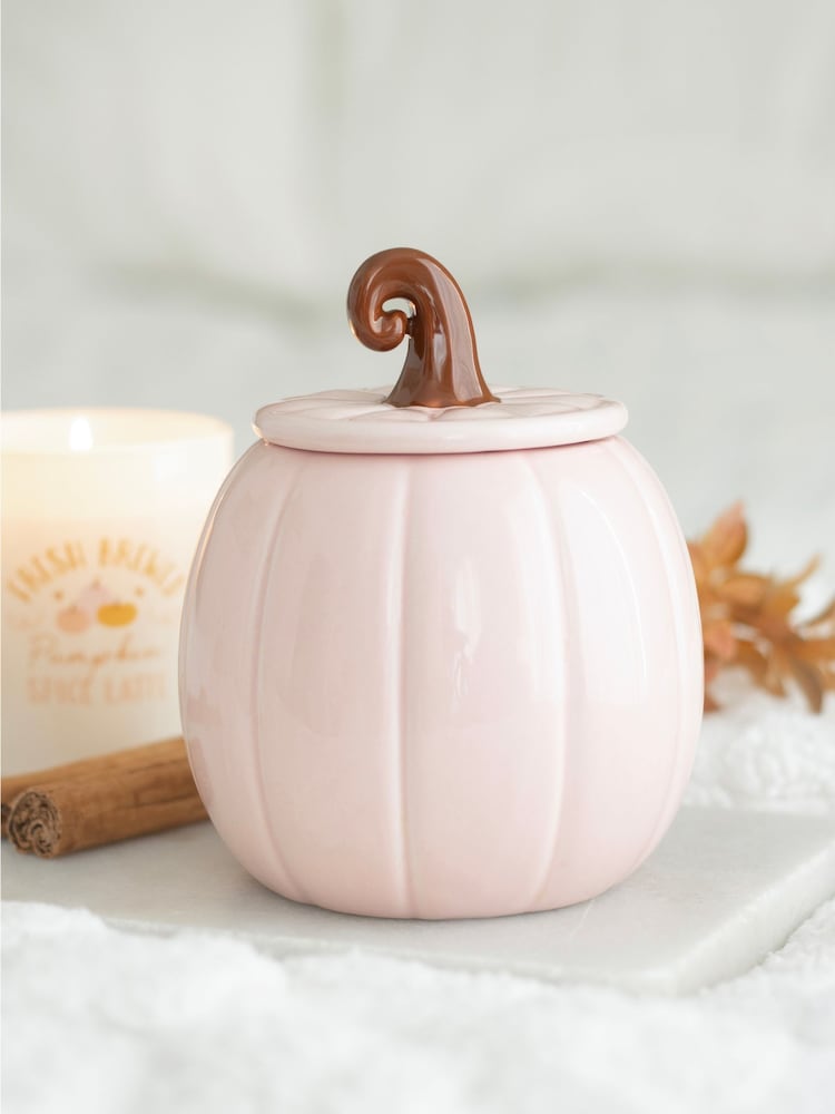 Something Different Pink Curly Pumpkin Oil Burner - Image 2 of 5