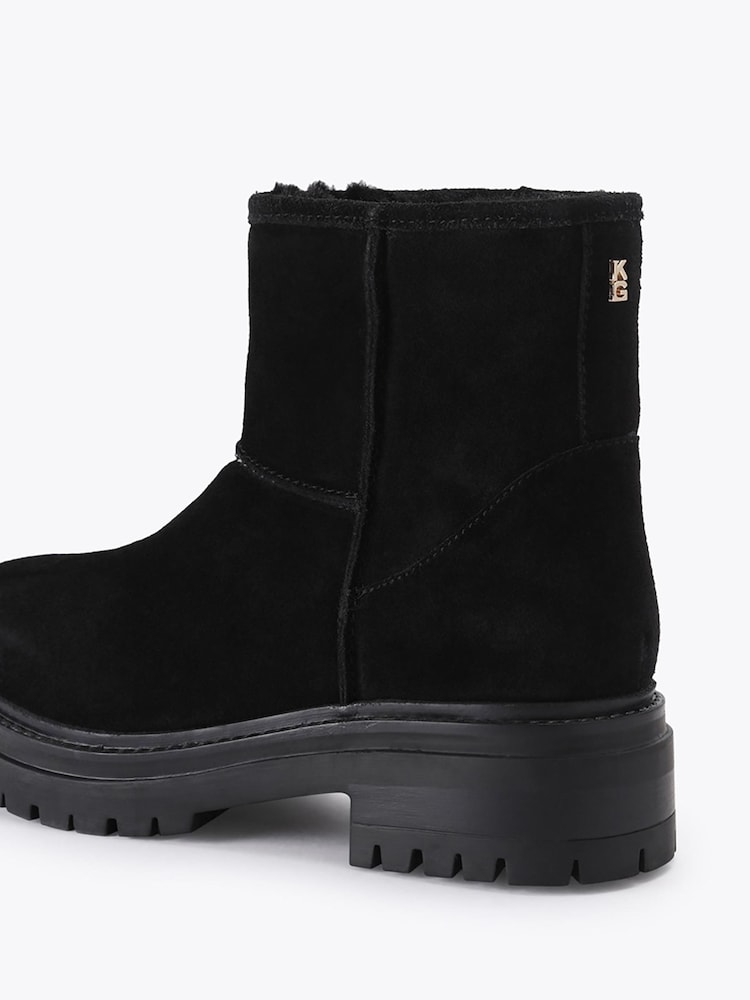 KG Kurt Geiger Black Snow Suede Boots - Image 4 of 4 KG Kurt Geiger Black Snow Suede Boots - Image 4 of 4