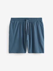 Blue/Green/Stone Jersey Pyjamas Shorts Set 3 Pack - Image 5 of 10