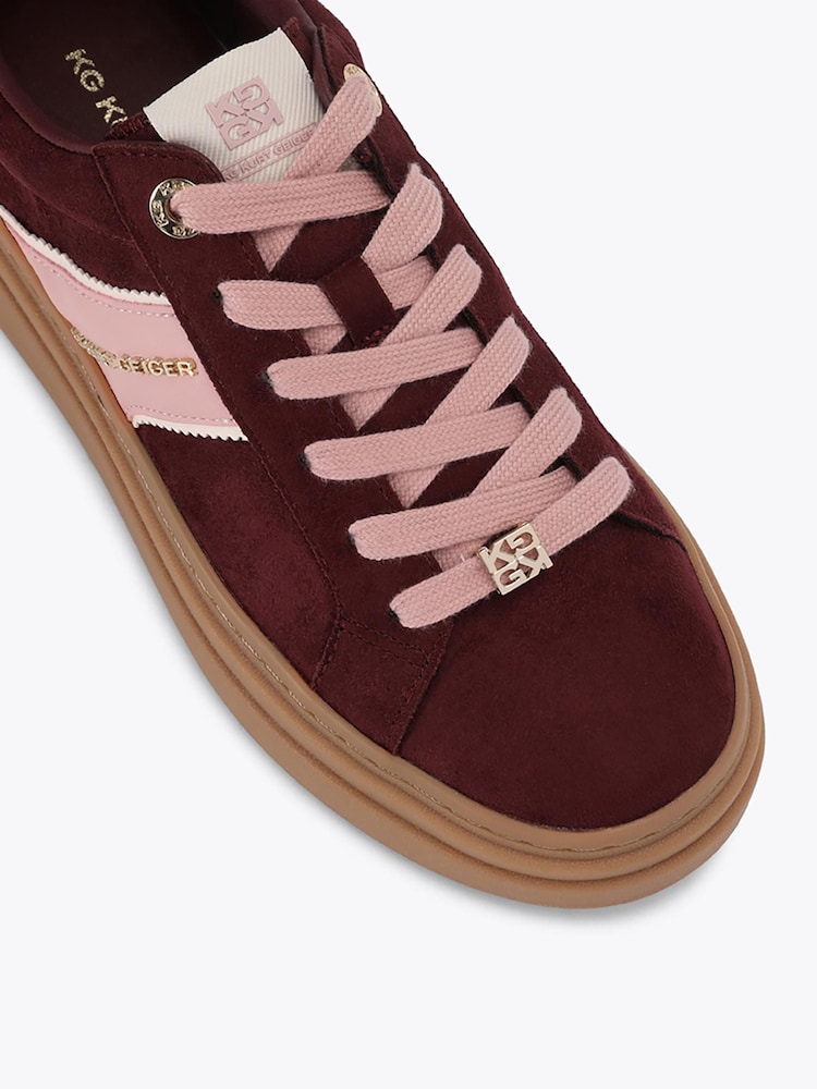 KG Kurt Geiger Red Leap Trainers - Image 4 of 4 KG Kurt Geiger Red Leap Trainers - Image 4 of 4