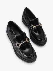 KG Kurt Geiger Black Tasha Loafer Shoes - Image 3 of 5