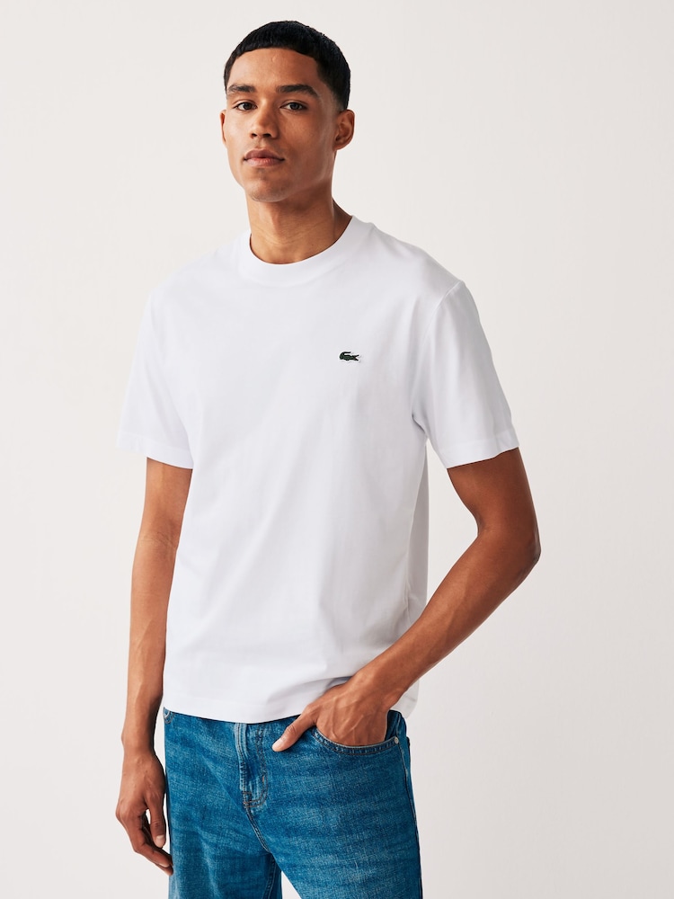 Lacoste Relaxed Fit Jersey 100% Cotton T-Shirt - Image 1 of 5
