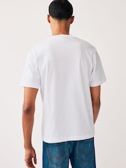 Lacoste Relaxed Fit Jersey 100% Cotton T-Shirt - Image 3 of 5