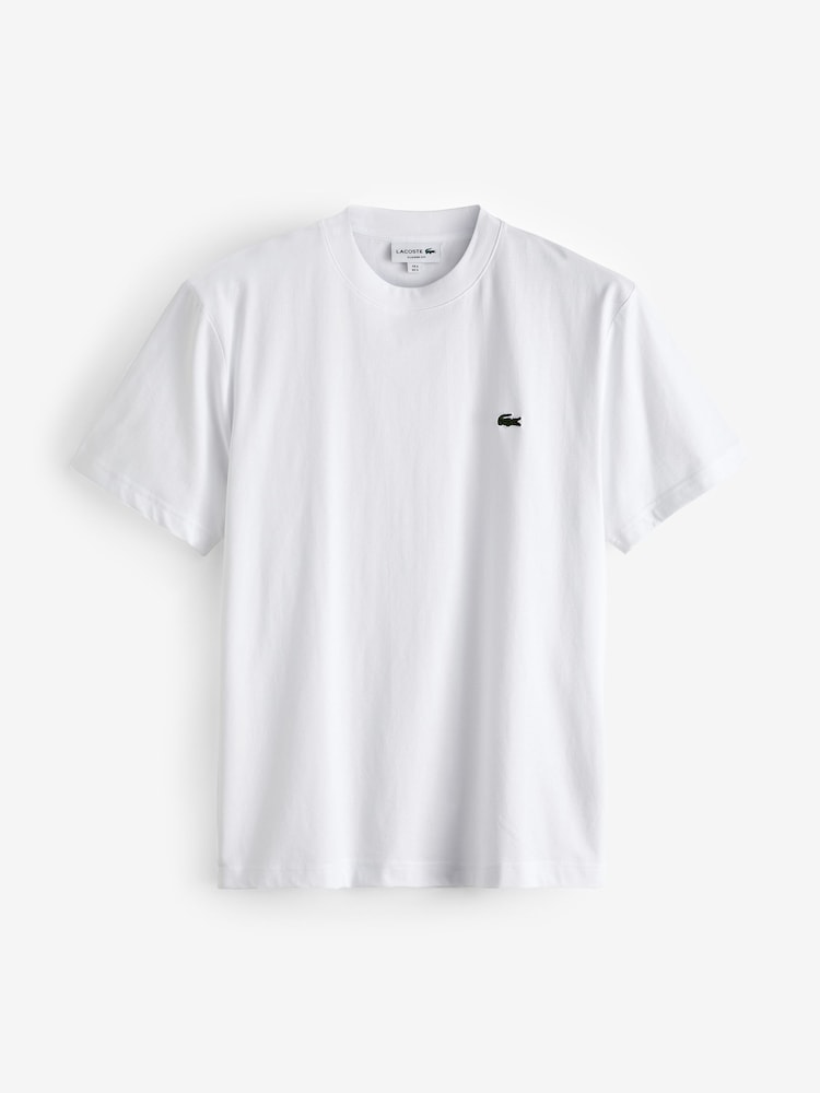 Lacoste Relaxed Fit Jersey 100% Cotton T-Shirt - Image 4 of 5