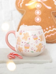 Something Different Pink Sugarplum Bakery Print Mug and Socks Set - Image 1 of 4