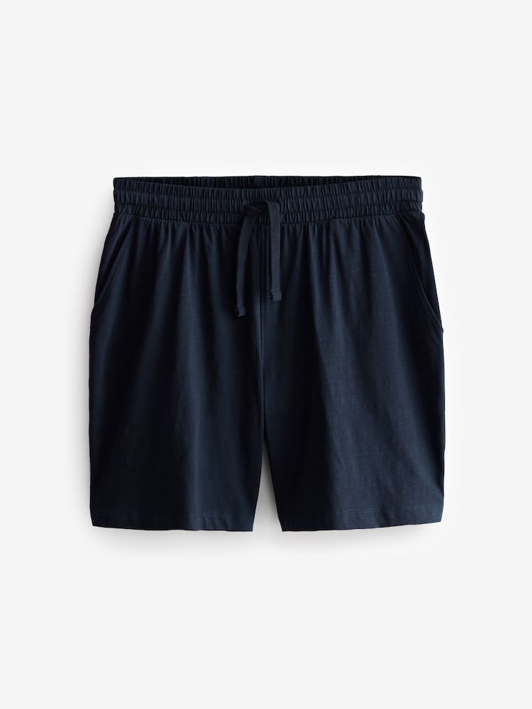 Blue/Purple Jersey Short Pyjamas Set 2 Pack - Image 12 of 14