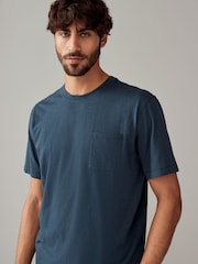 Blue/Purple Jersey Short Pyjamas 2 Pack - Image 5 of 14
