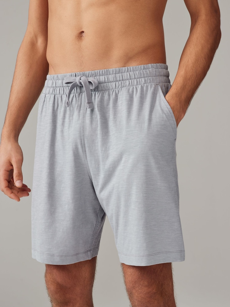 Blue/Purple Jersey Short Pyjamas Set 2 Pack - Image 7 of 14