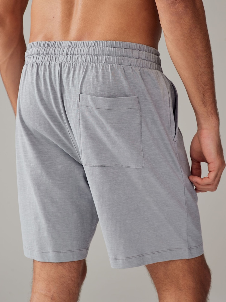 Blue/Purple Jersey Short Pyjamas Set 2 Pack - Image 8 of 14