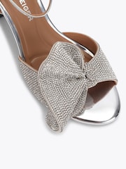 KG Kurt Geiger Allegra Embellished Block Heeled Sandals - 5şəkildən 4 şəkil