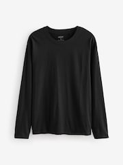 Black/Grey Check Long Sleeve 100% Cotton Pyjamas Set - Image 7 of 10