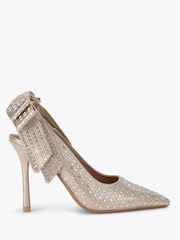 KG Kurt Geiger Aura Bow Embellished Court Shoes - Bilde 1 av 4
