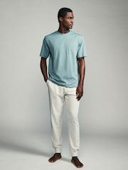 Vert sauge/gris - Lot de 2 pyjamas à poignets - Image 3 de 12