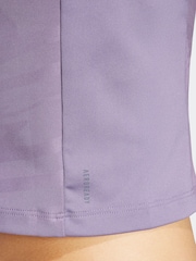 adidas Purple Techfit Printed Crop Vest - Image 6 of 7