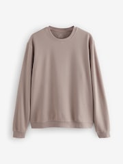 Stone Neutral Soft Waffle Long Sleeve Pyjamas Set - Image 8 of 11