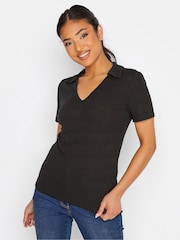 PixieGirl Petite Purple Polo Ribbed Top 2 Pack - Image 2 of 8