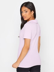 PixieGirl Petite Purple Polo Ribbed Top 2 Pack - Image 3 of 8
