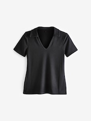 PixieGirl Petite Purple Polo Ribbed Top 2 Pack - Image 8 of 8