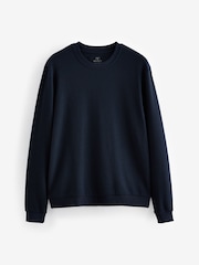 Navy Blue Soft Waffle Long Sleeve Pyjamas Set - Image 9 of 12