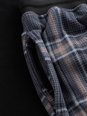 Black/Grey Thermal Long Sleeve Crew Pyjamas Set - Image 11 of 12