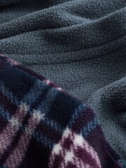 Red/Blue Check Thermal Long Sleeve Pyjamas Hoodie Set - Image 10 of 11