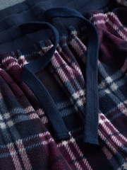 Red/Blue Check Thermal Long Sleeve Pyjamas Hoodie Set - Image 9 of 11