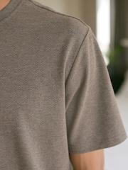 Stone/Green Check Motionflex Cosy Short Pyjamas Set - Image 5 of 11