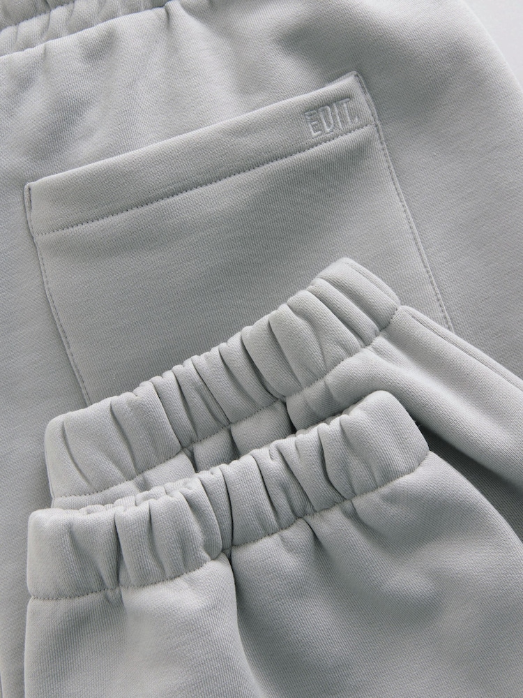 Grey Cuffed EDIT Joggers - Image 8 of 8