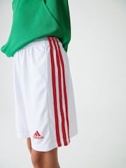 adidas White/Blue/Red Squadra 21 Shorts - Image 1 of 5