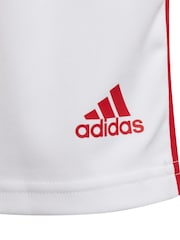 adidas White/Blue/Red Squadra 21 Shorts - Image 5 of 5