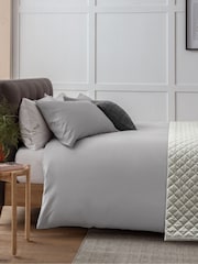 400 Thread Count 100% egiptovski bombaž Sateen Luxury prešito pregrinjalo and Pillowcase Set - Slika 2 iz 5