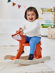 JoJo Maman Bébé Wooden Fox Rocker - Image 1 of 3