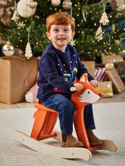 JoJo Maman Bébé Wooden Fox Rocker - Image 2 of 3