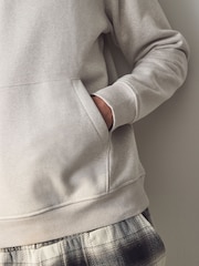 Neutral Check Check Hoodie Pyjamas Set - Image 4 of 11