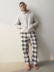 Neutral Check Check Hoodie Pyjamas Set - Image 5 of 11