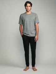Gris antracita - Bajo ajustado - Pijama de punto - Imagen 1 de 9