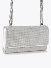 Miss KG Silver Adina Embellished Clutch Bag - Image 2 of 4