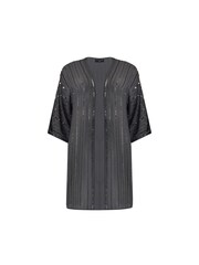 Live Unlimited Curve Grey Beaded Kimono Cover-Up - Image 7 of 7