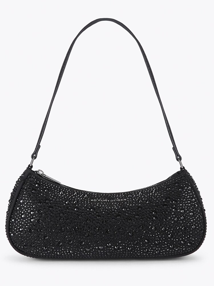 Miss KG Black Autumn Embellished Scoop Shoulder Bag - Image 1 of 4